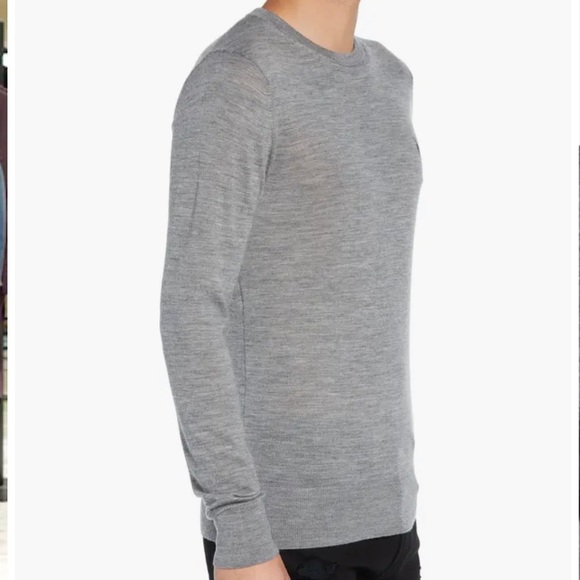 All Saints Mode Slim Fit Wool Sweater - Picture 3 of 7